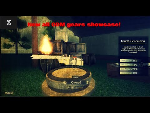 All Odm Gears Showcase Attack On Titan Last Breath Youtube - attack on titan last breath roblox guide