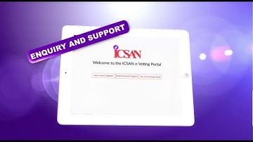 Step by Step Tutorial of the ICSAN e Voting Process