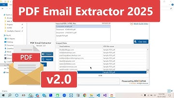 PDF Email Extractor v2 0 | Extract Emails from any PDF Document easily
