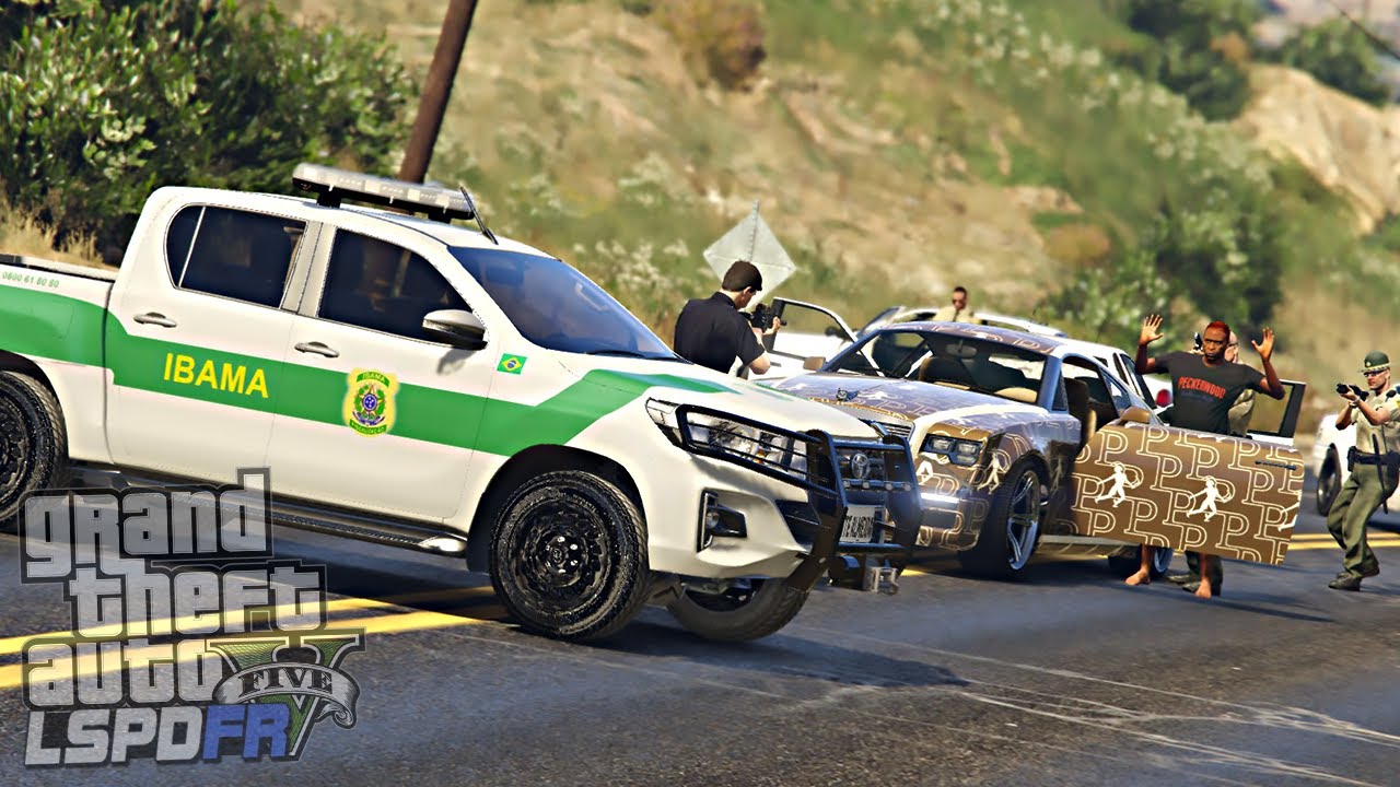 IBAMA EM OCORRÊNCIA PMPA - GTA V Rotina Policial - GTA V MOD POLICIA