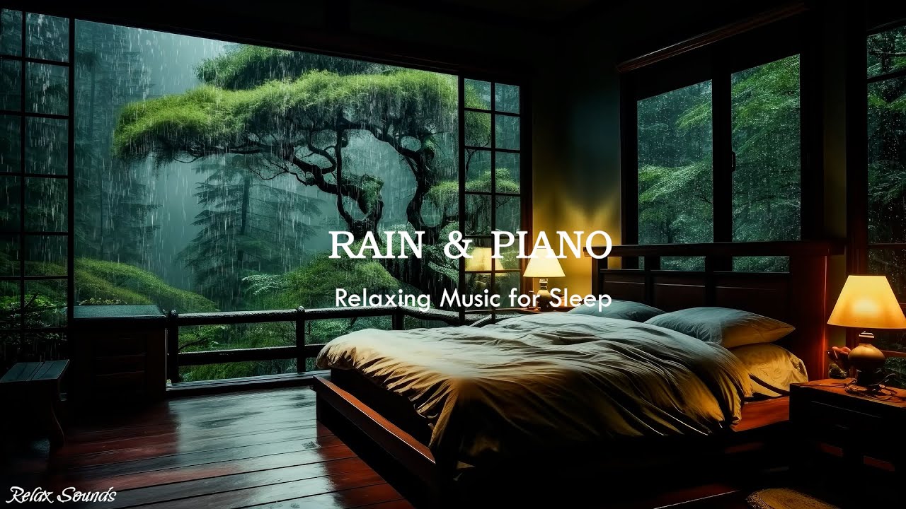 Fall Into Sleep with Relaxing Piano Music & Rain Sounds - Deep Sleep ...