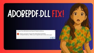 How To FIX "Adobepdf.dll Missing" In Windows 11