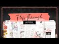 April Planner Flip Through :: My Completed Catch-All Planner After the Pen :: Happy Planner Setup