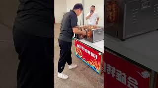 Computer-controlled, automatic rotation, timed grilling of skewers🥰