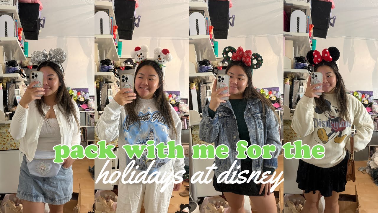 Видеоблог о Диснее 🏰🎄 (собираю вещи для поездки в Диснейленд и шоппинга в центре Диснея)