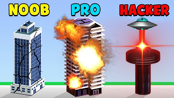 NOOB vs PRO vs HACKER - Demolish