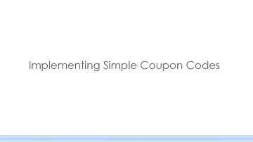 Magento 2 - How to Create a Coupon Code