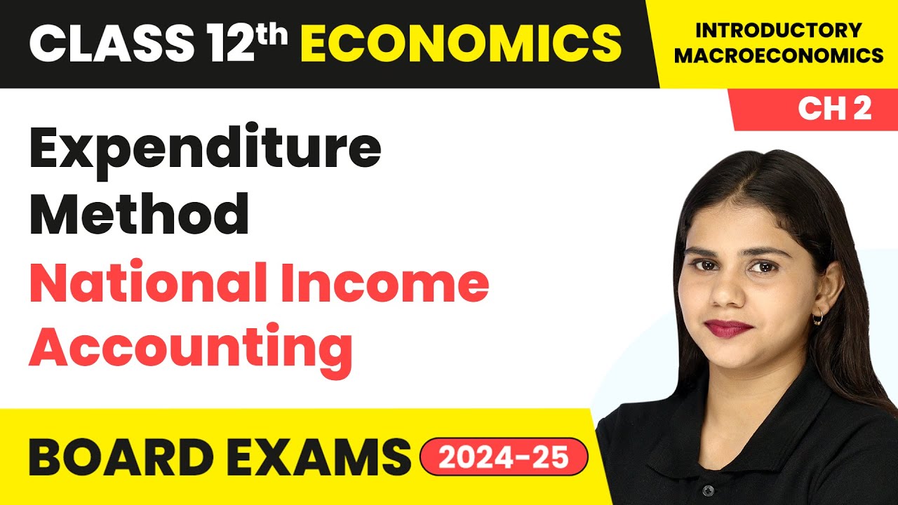 Expenditure Method - National Income Accounting | Class 12 Economics Chapter 2 | CBSE 2025
