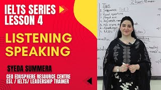 IElTS Lesson 4 Listening and Speaking Module