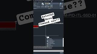 How to use MOVE command in AutoCAD 🔧