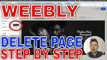 ✅ Hoe verwijder ik een pagina van een Weebly-website? 🔴