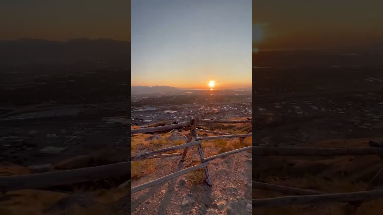 Sunset over Salt Lake