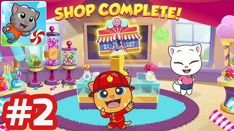 Talking Tom Candy Run - Gameplay Walkthrough - Part 2 Unlock Ginger, Shop 2 Completed (iOS/Android)