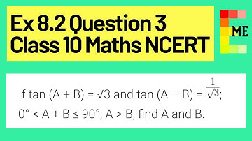 Ex 8.2 Q3 | Class 10th Maths NCERT | Introduction to Trigonometry