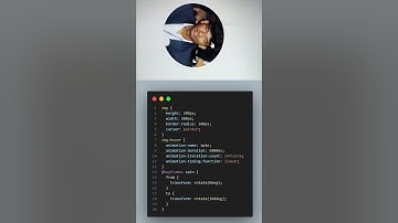 Image infinite rotation animation #coder #boxshadow #coders #android #creativecoder #code #css