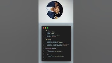 Image infinite rotation animation #coder #boxshadow #coders #android #creativecoder #code #css