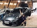 КУЗОВНОЙ РЕМОНТ  NISSAN GTR35 ДЕЛАЕМ РЕСТАЙЛИНГ