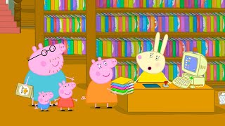 trip to the library peppa pig official full episodes