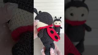 Вязаная игрушка Божья коровка #amigurumi #crochet
