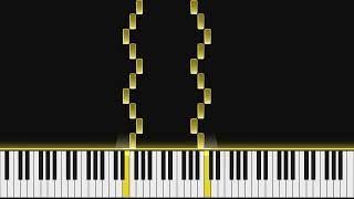 Béla Bartók - 153 Progressive Piano Pieces, Reflection, N°12 | Piano Visualization