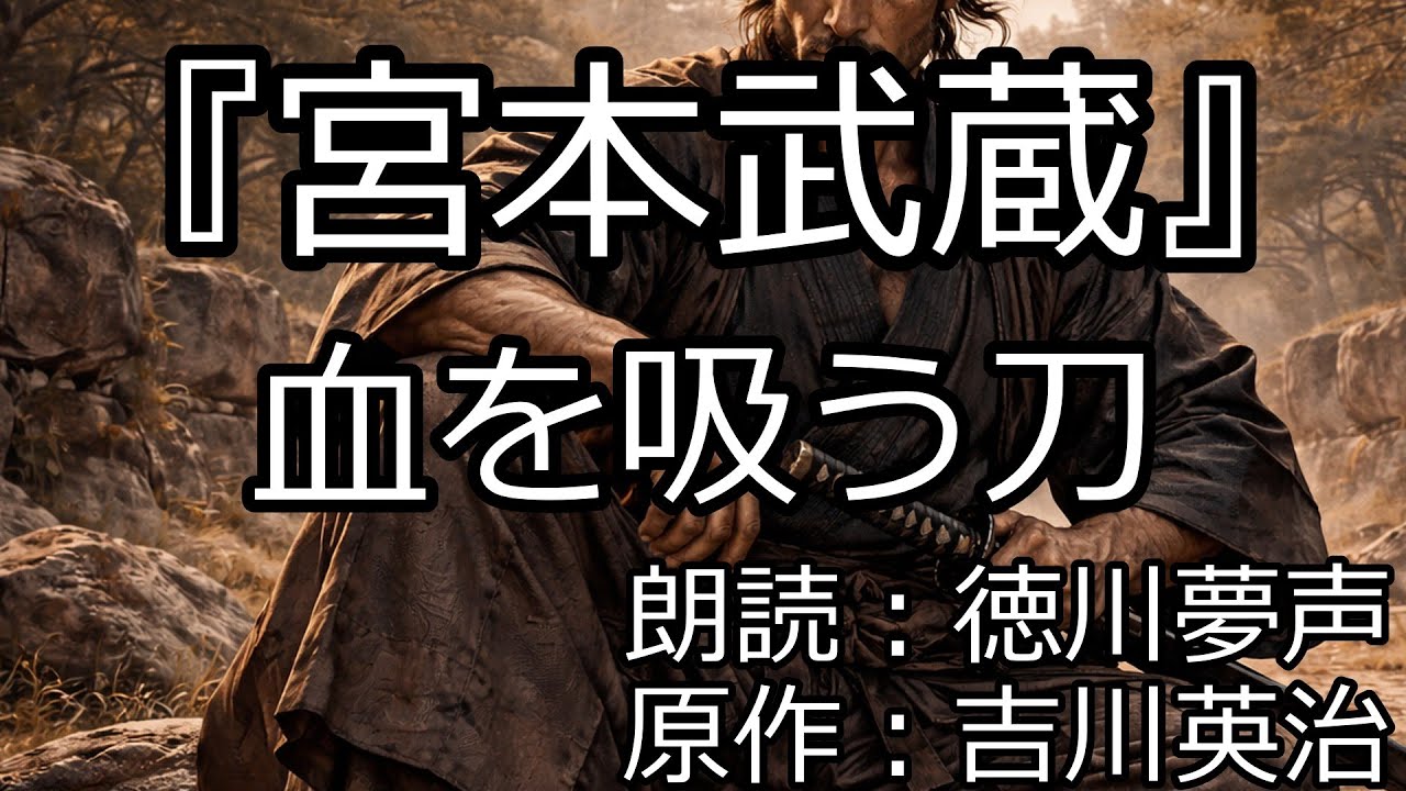宮本武蔵』その13 血を吸う刀 朗読：徳川夢声/原作：吉川英治 - YouTube