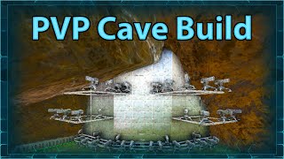 Ark Builds - Crystal Isles Hidden Cave/Rathole PVP Base Build