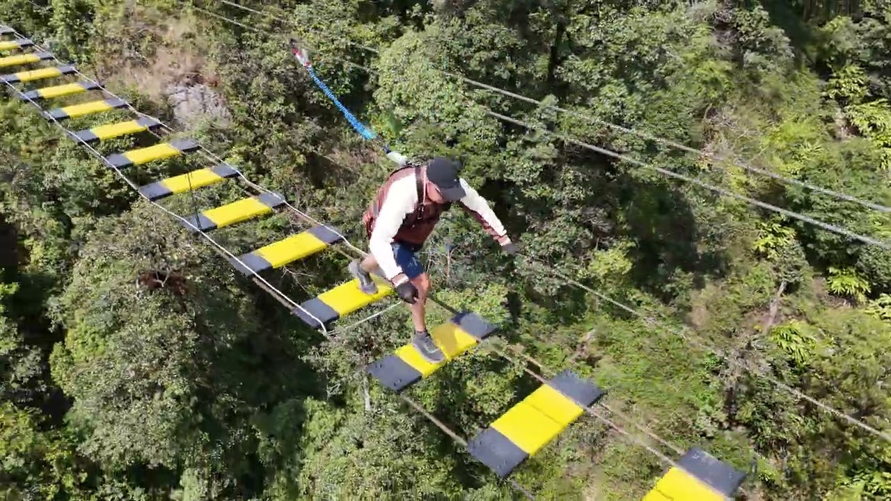 Rope bridge Vietnam 