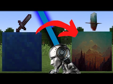 Minecraft, de az A.I csinál textúrákat! (Midyourney)