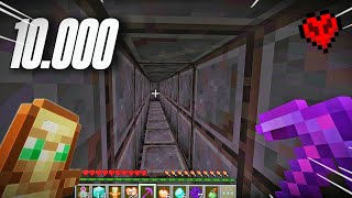 😨Я ВЫКОПАЛ 10,000 БЛОКОВ В Minecraft Хардкор... #хардкор