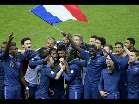 France - Ukraine : la joie des Bleus !