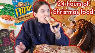 I ONLY ate CHRISTMAS FOODS for 24 Hours 🎄