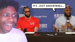 Lvgit Reacts To LeBron James & Anthony Davis talks Game 3 loss, Full Postgame Interview