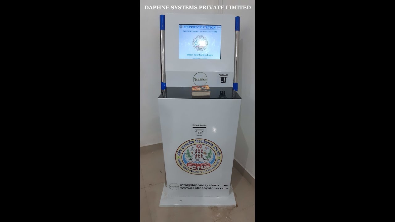 #DaphneSystems Pvt. Ltd. Present RFID Self Check-in and Check-out Kiosk