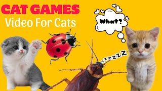 CAT TV 📺Games and Video For Cats to Watch🐱Bugs Compilation 🪳🐞Funny Cat Toys