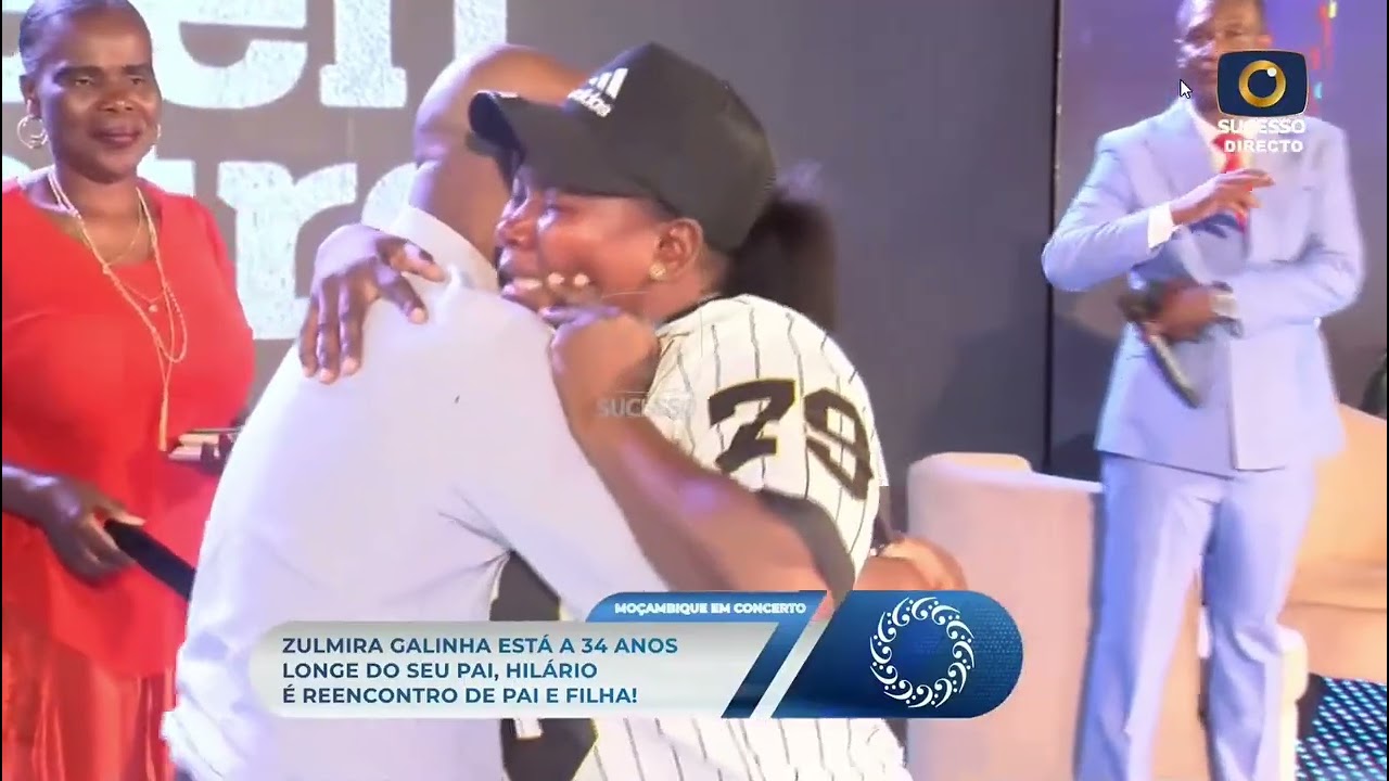 REENCONTRO ENTRE PAI E FILHA COMOVE MOÇAMBIQUE APÓS 34 ANOS DE SEPARAÇÃO