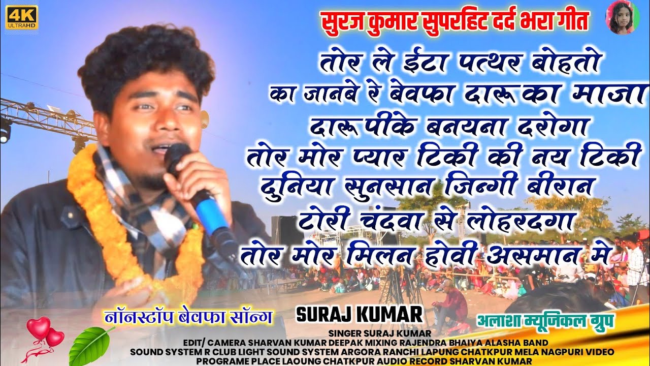 सुरज कुमार Best Collection बेवफा नागपुरी सॉन्ग🌿 सुरज कुमार नॉनस्टॉप दर्द भरा नागपुरी गीत🌿Sad Song
