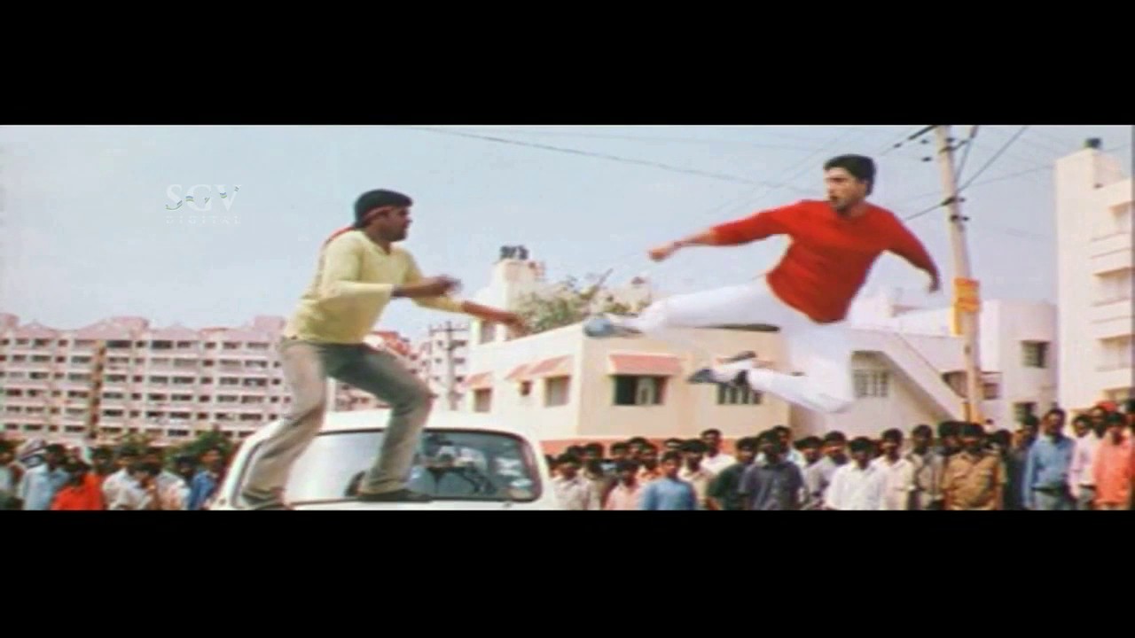 Aadi Kannada Super Movie | Adithya Action Fighting Scene | Adithya, Ramya kannada movies full list