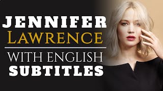 Learn english with Jennifer Lawrence speech with subtitles