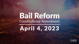 Bail Reform Constitutional Amendment