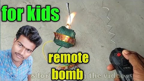How to make Diwali bombs remote control  for kids