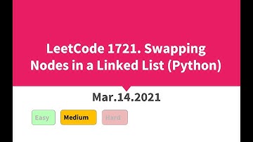 LeetCode 1721. Swapping Nodes in a Linked List (Python)