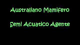 Perry El Ornitorrinco - Letra