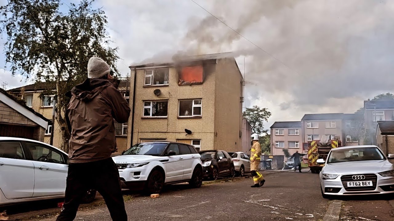 UP IN SMOKE - FIRE RIPPED THROUGH A FAMILY HOME IN BLACKBURN!!! - YouTube