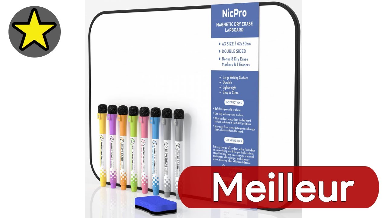 🏆 TOP 3 MEILLEUR ARDOISE MAGNETIQUE EFFACABLE 2025 🔥