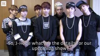 BTS Showcase 2014 - 1st fanmeeting in Europe 
