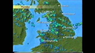 BBC Weather 13th July 1998
