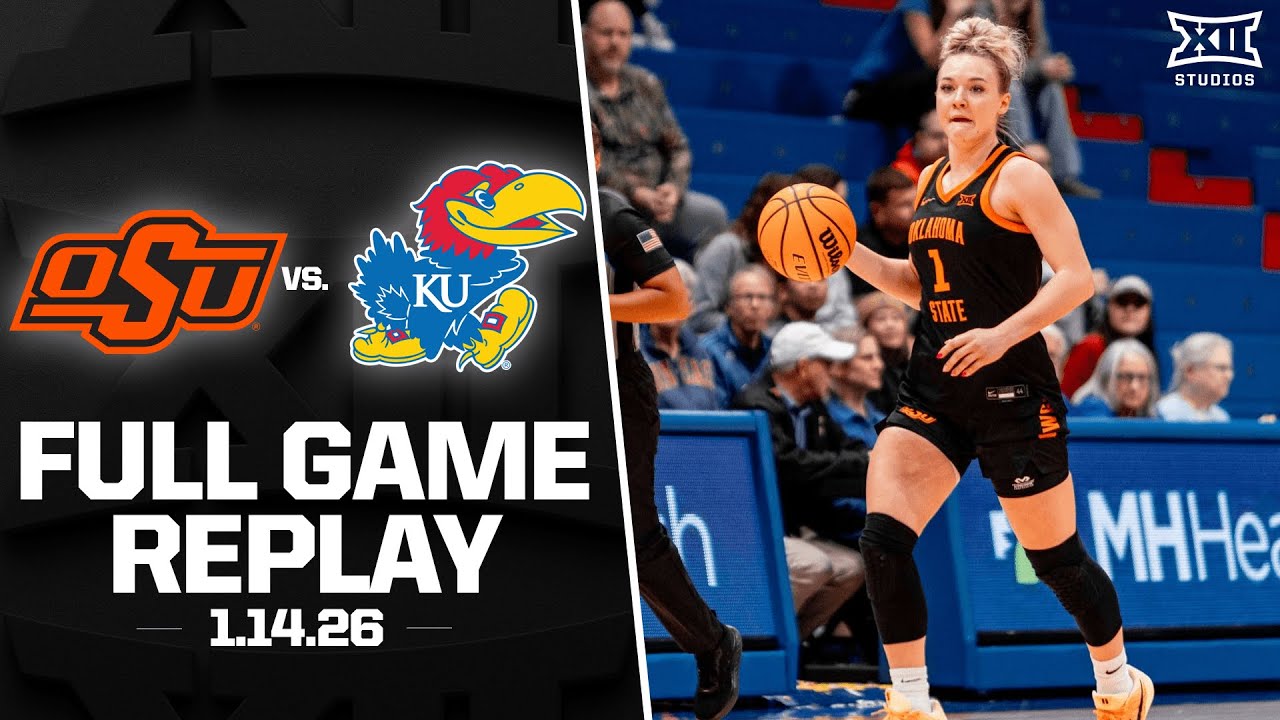 Oklahoma State vs. Kansas Full Game Replay (1.14.26) | 2025-26 Big 12 Women's Basketball