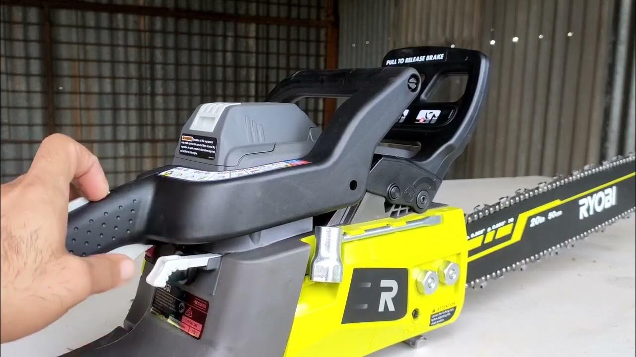 Ryobi petrol Chainsaw 20 50cc review YouTube