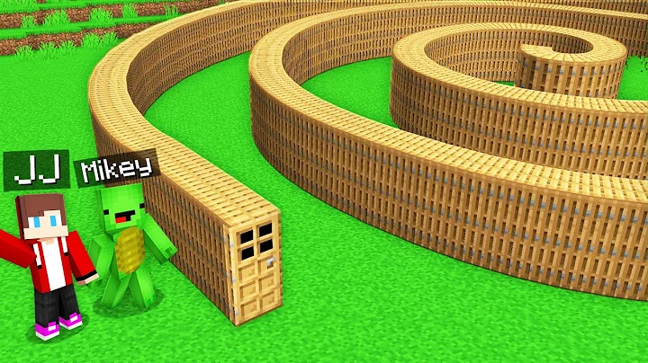 How JJ and Mikey GOT into SPIRAL DOOR in Minecraft Maizen!