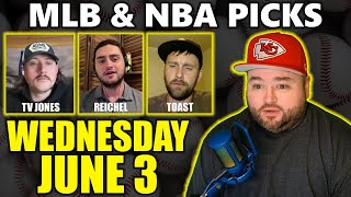 MLB & NBA Picks with Kyle Kirms | Wednesday June 3rd